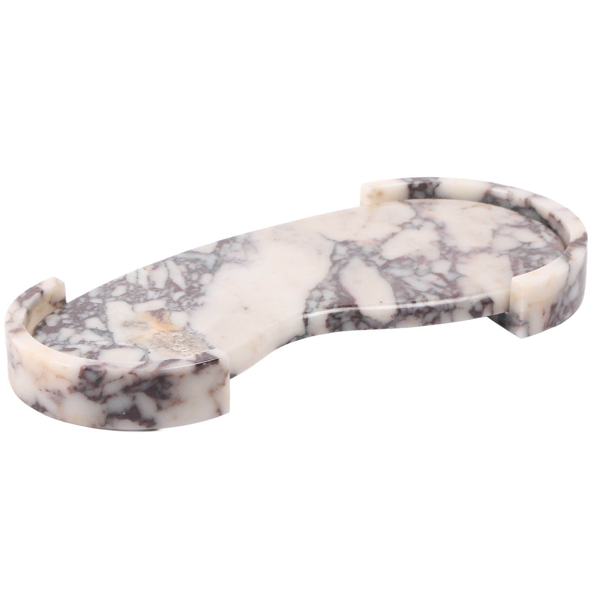 Curved Tray – Bulgari Purple Marble