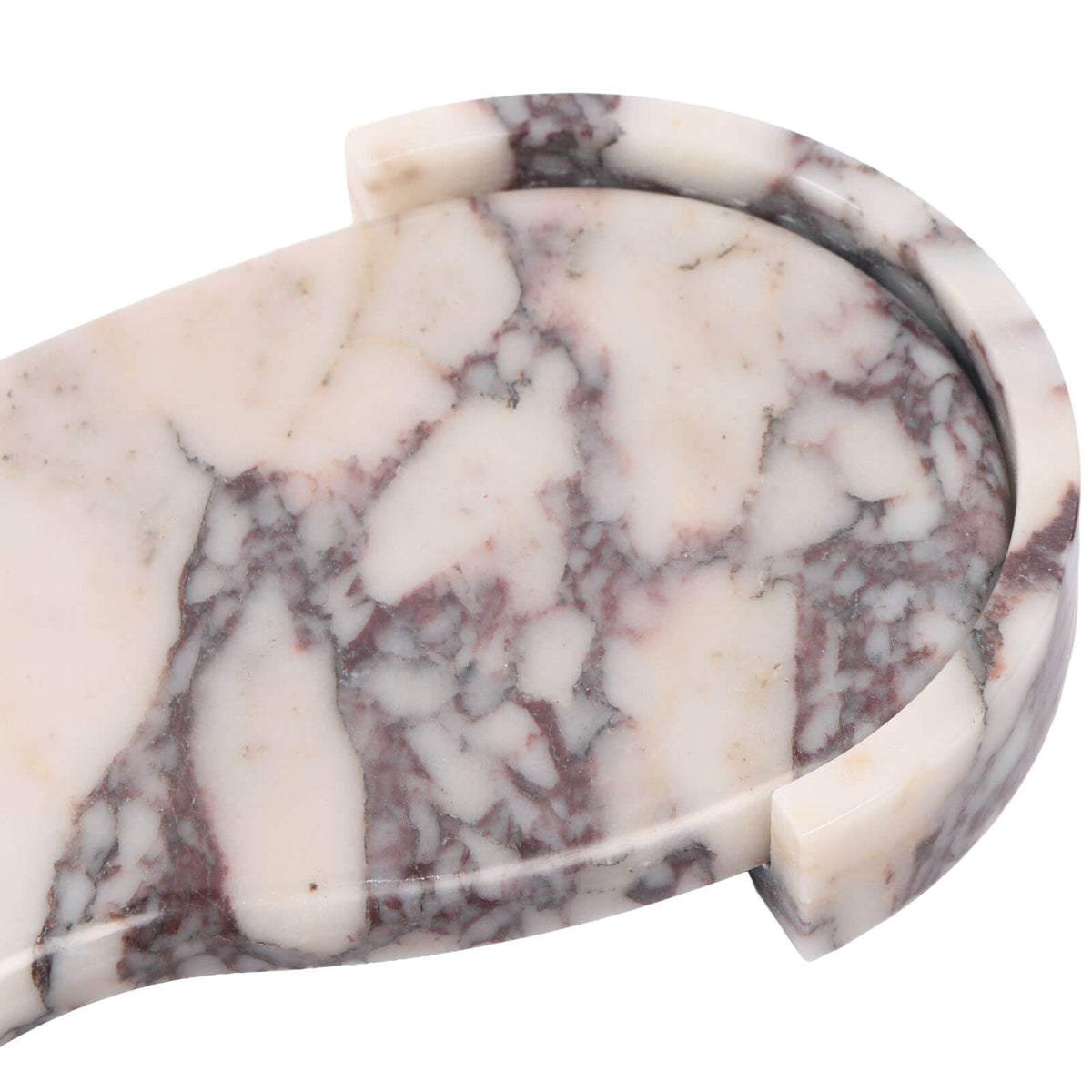 Curved Tray – Bulgari Purple Marble