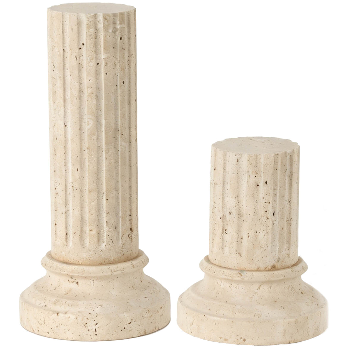 Marcello Decorative Object – Travertine, Large