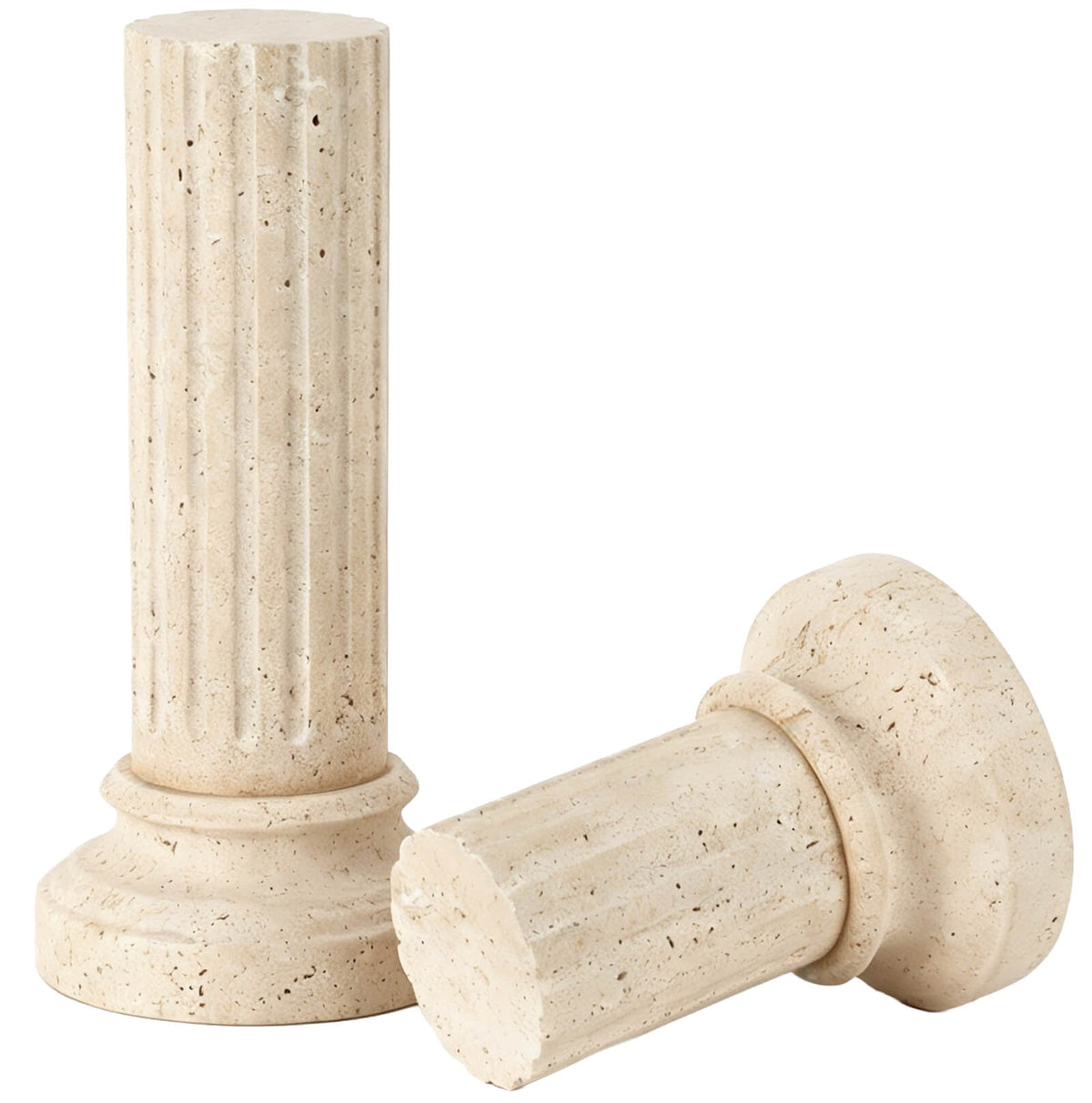 Marcello Decorative Object – Travertine, Small