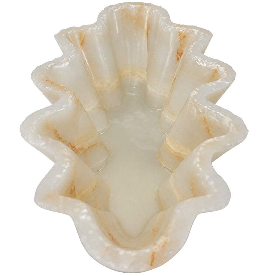 Maris Decorative Bowl – White Jade Marble