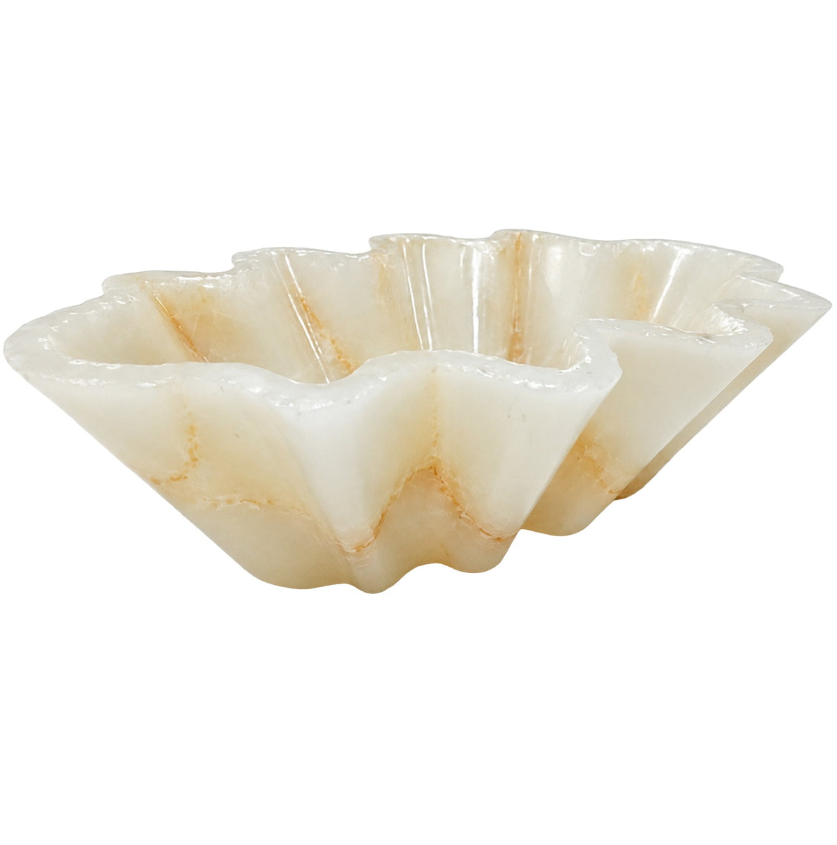 Maris Decorative Bowl – White Jade Marble