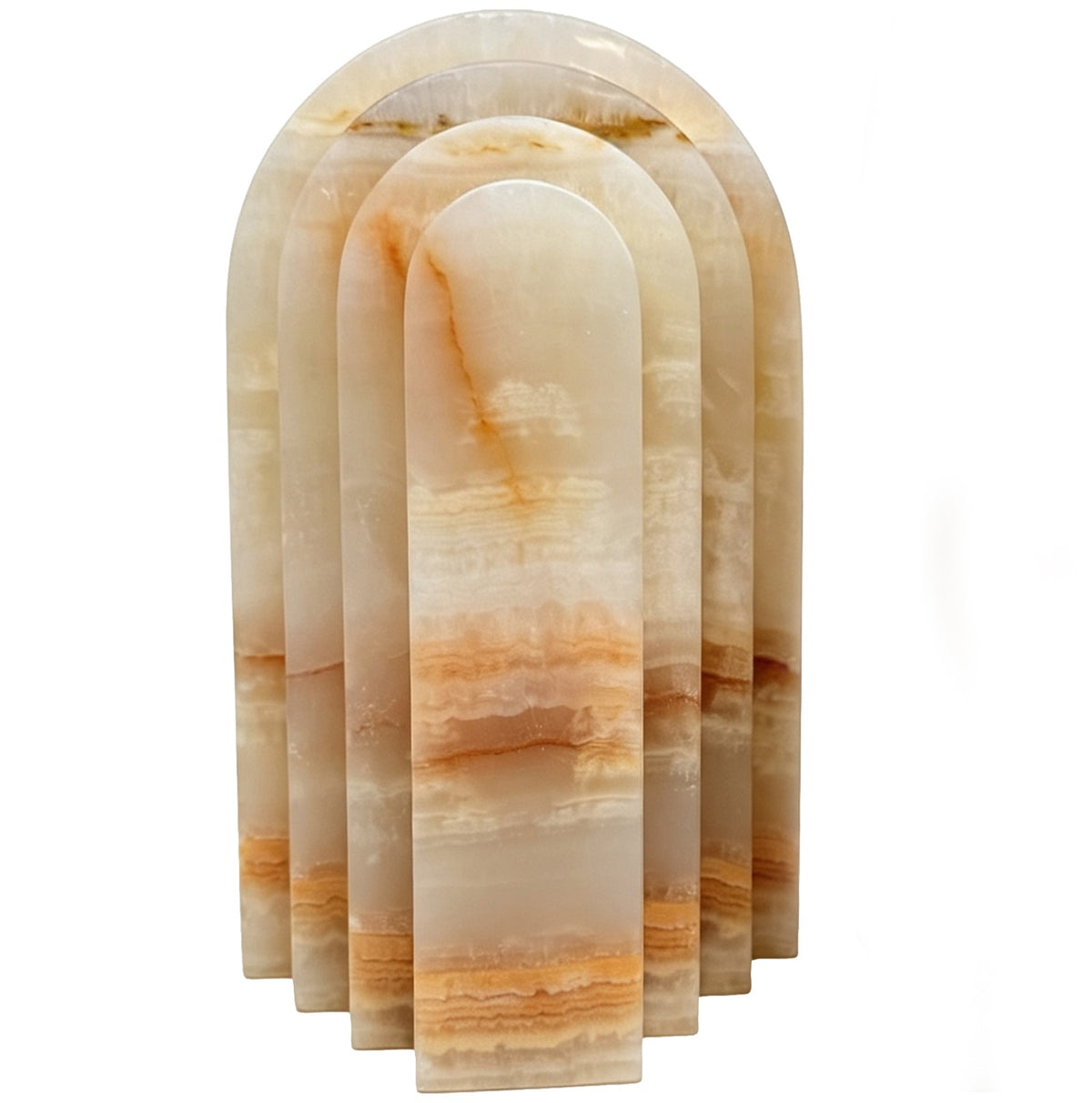 Osmond Bookend – White Jade Marble
