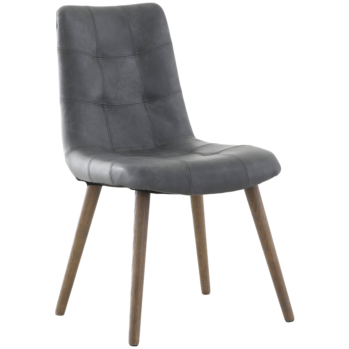 Winchcombe Dining Chair – Grey Leather