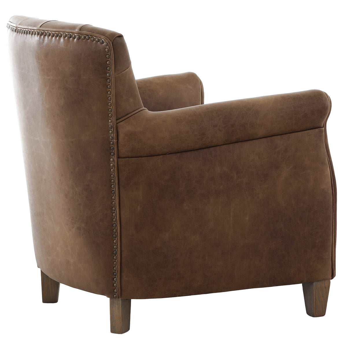 Oxford Club Chair – Chocolate Leather