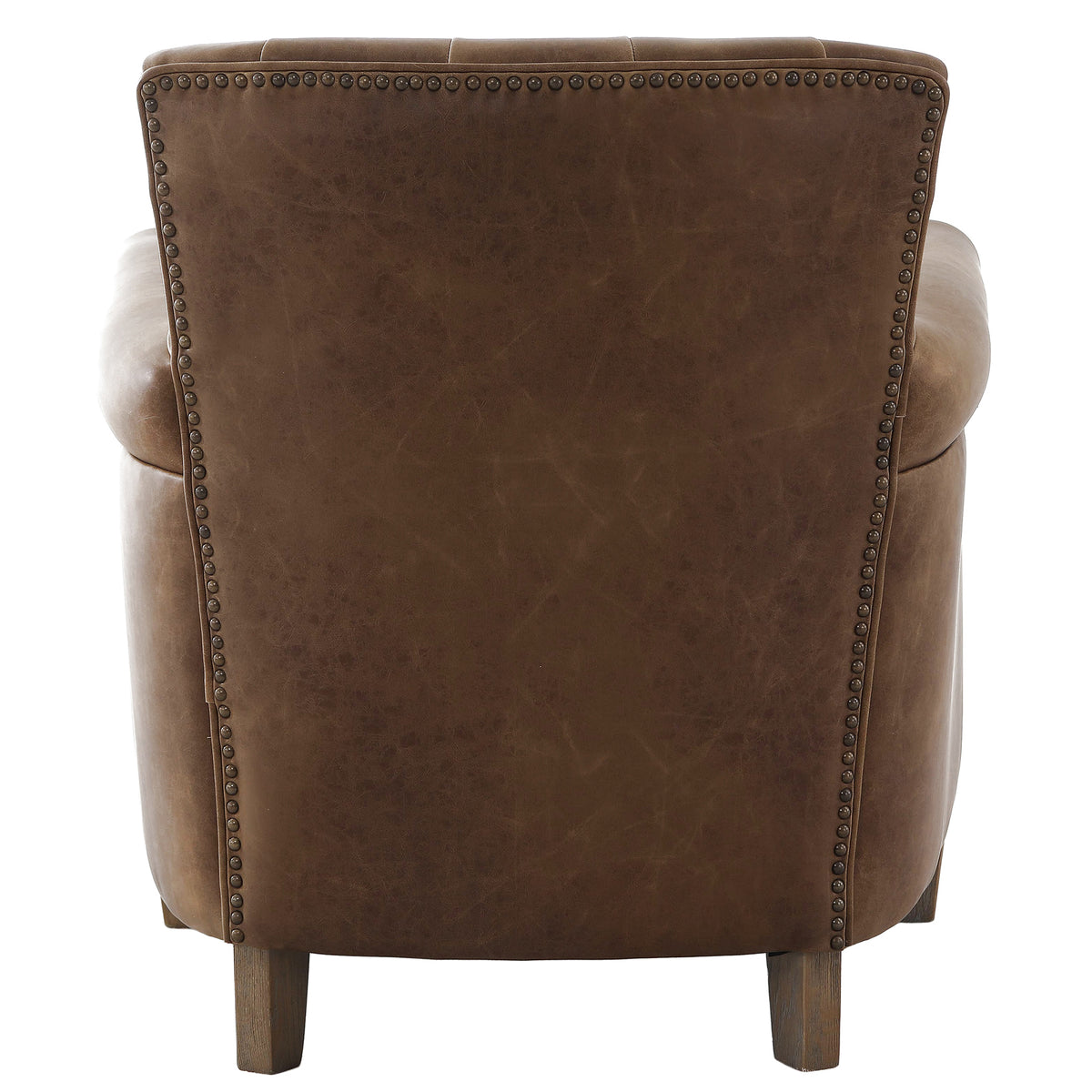 Oxford Club Chair – Chocolate Leather