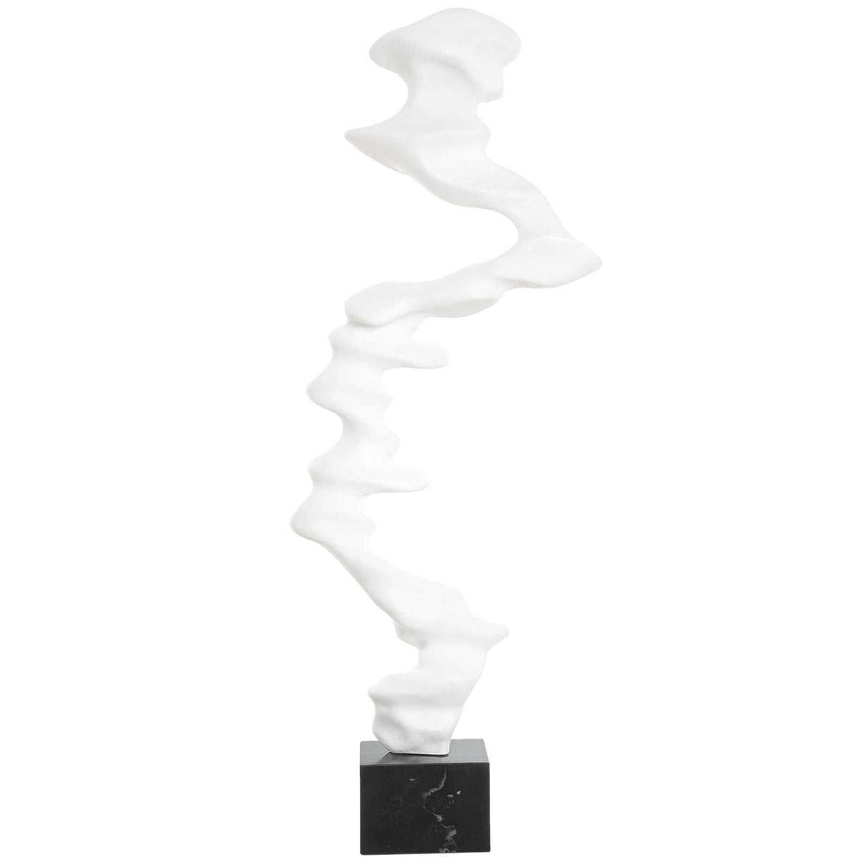 Flux Indoor-Outdoor White Sculpture
