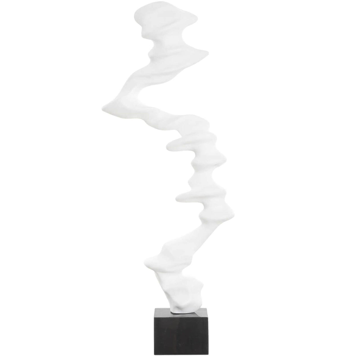Flux Indoor-Outdoor White Sculpture