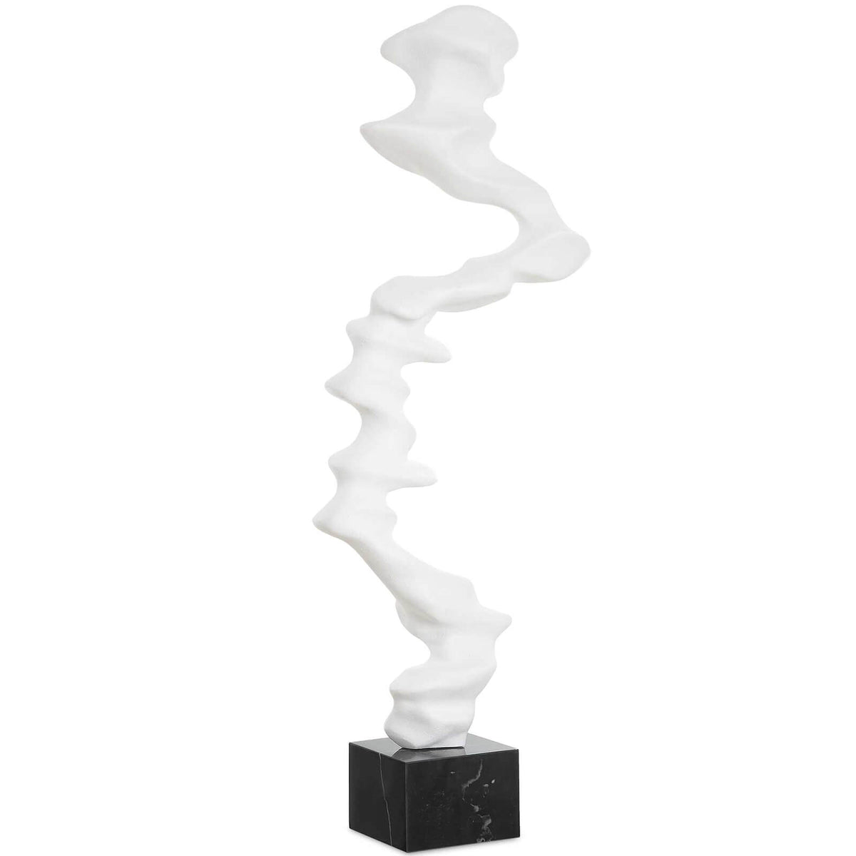 Flux Indoor-Outdoor White Sculpture