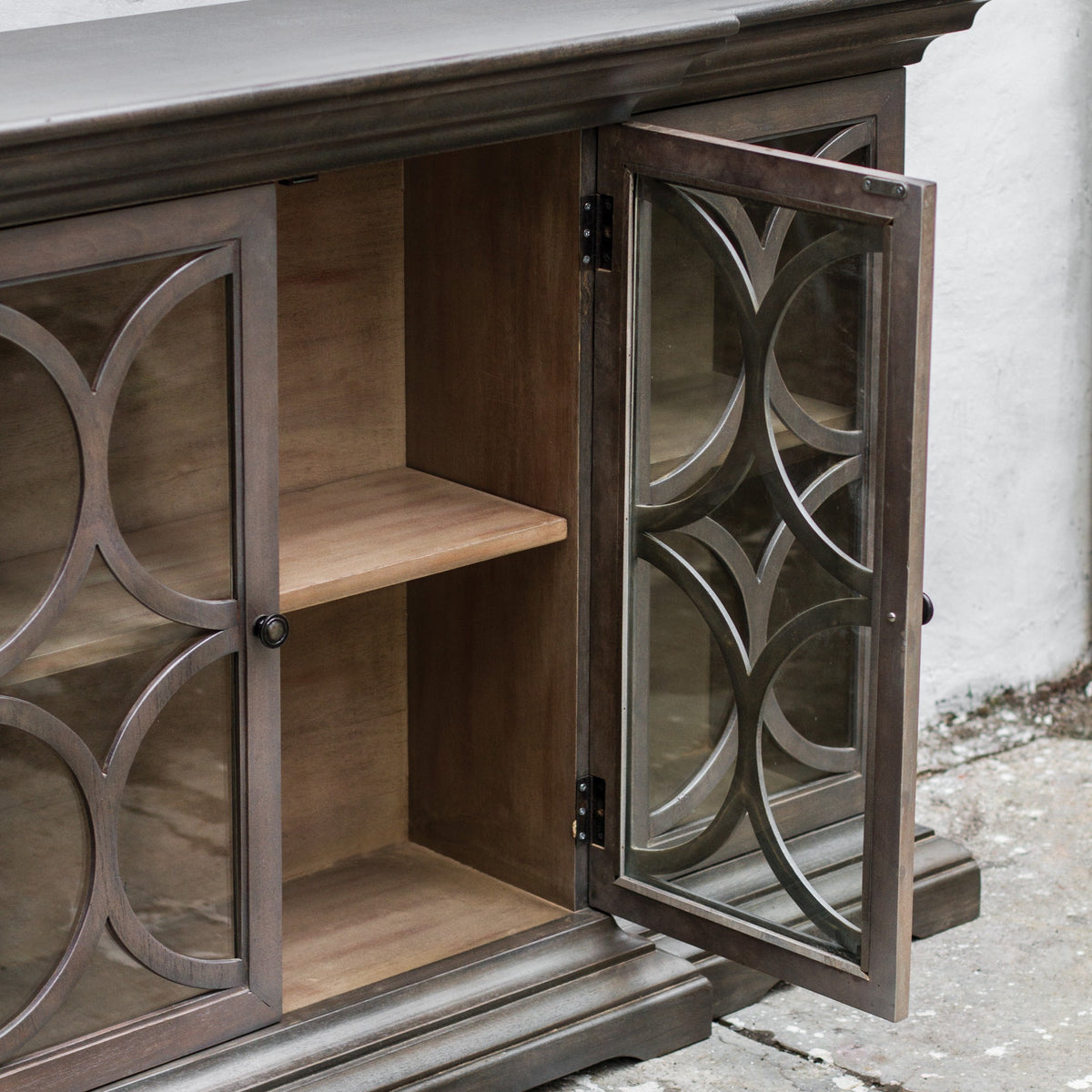 Belino Wooden 4 Door Chest