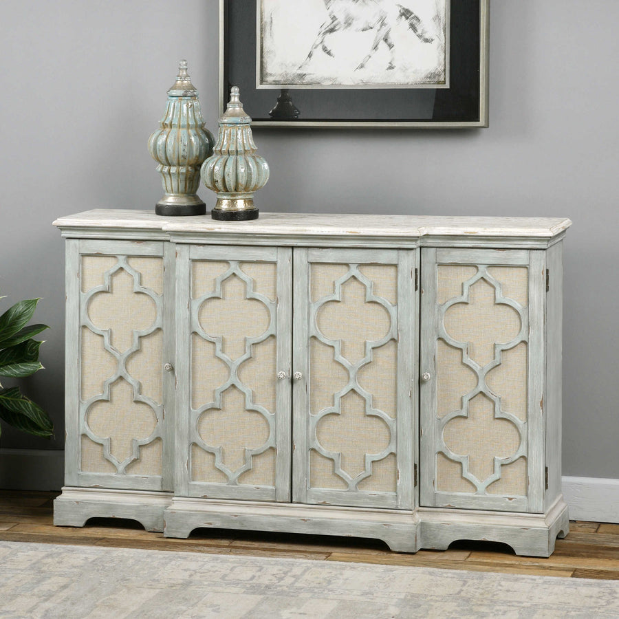 Sophie 4 Door Cabinet – Grey