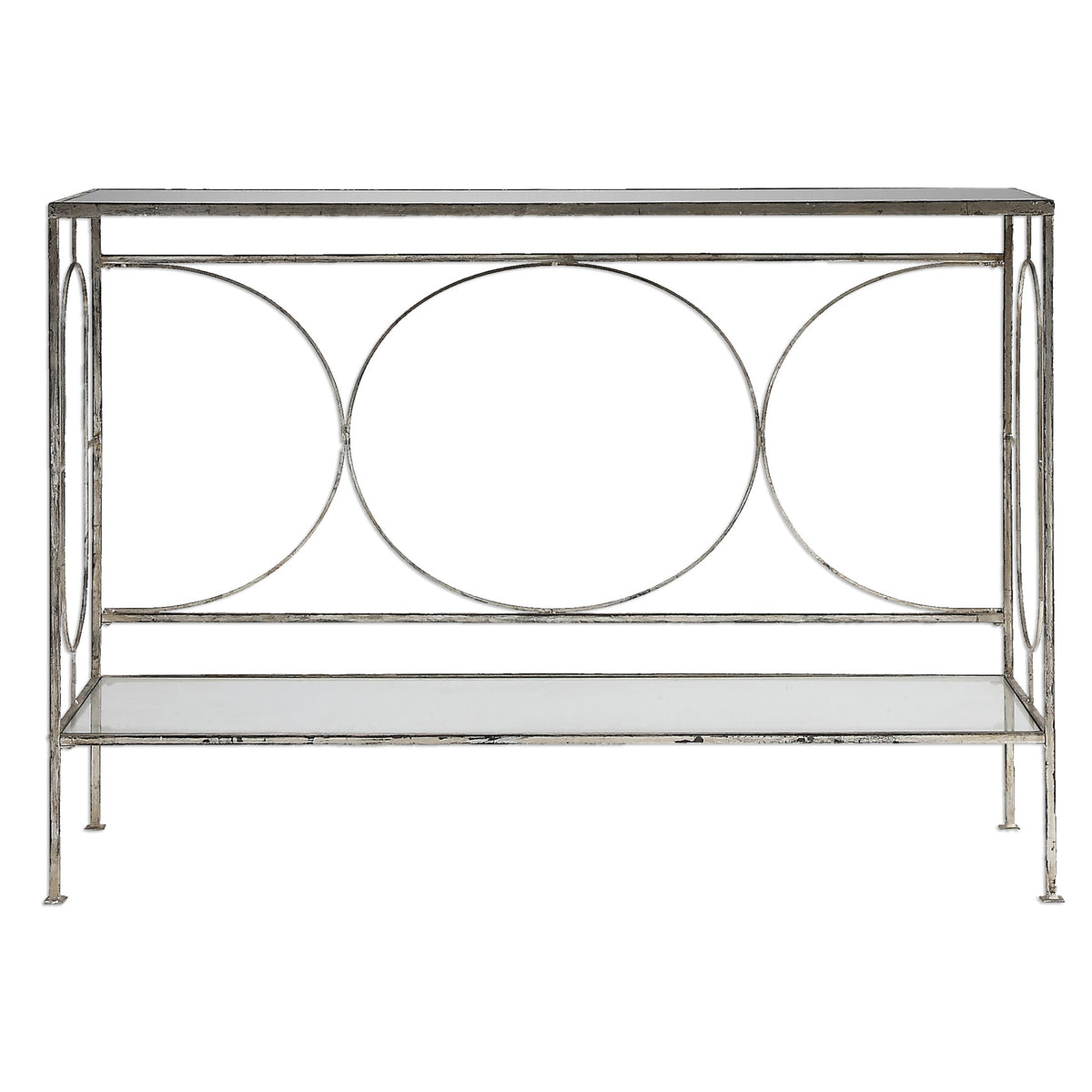 Luano Silver Console Table