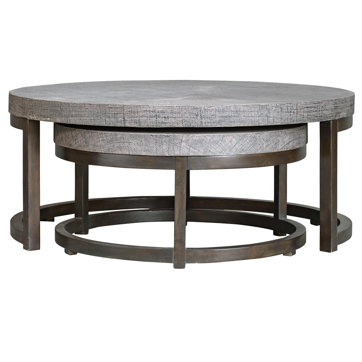 Aiyara Grey Nesting Tables – Set of 2
