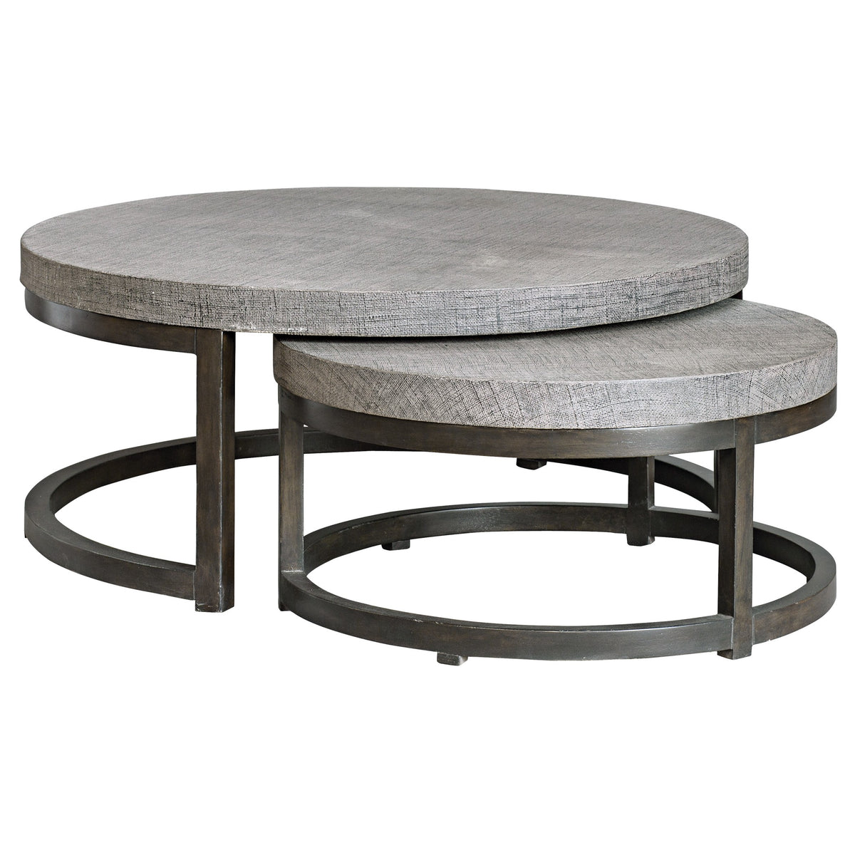 Aiyara Grey Nesting Tables – Set of 2