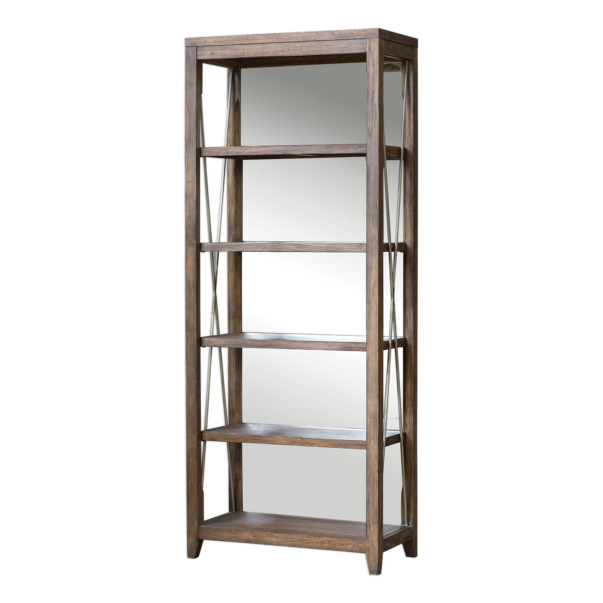Delancey Weathered Oak Étagère