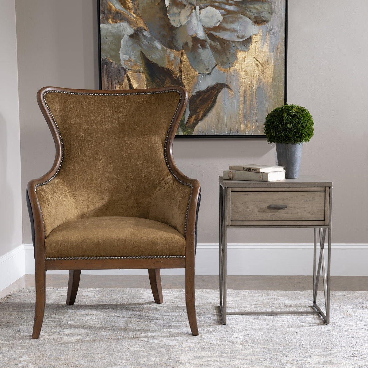 Cartwright Grey Side Table