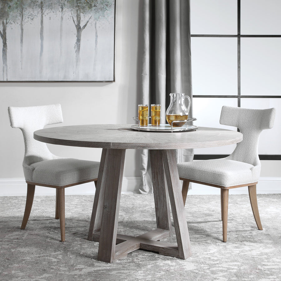 Gidran Grey Dining Table – 132cm