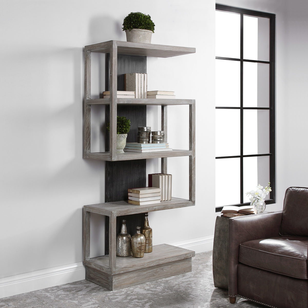 Nicasia Modern Etagere