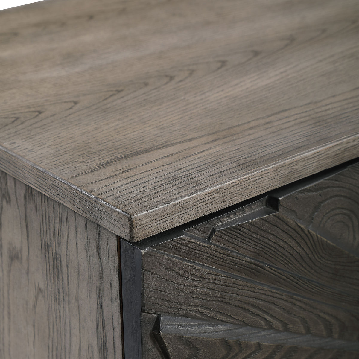 Shield Grey Oak 2 Door Cabinet