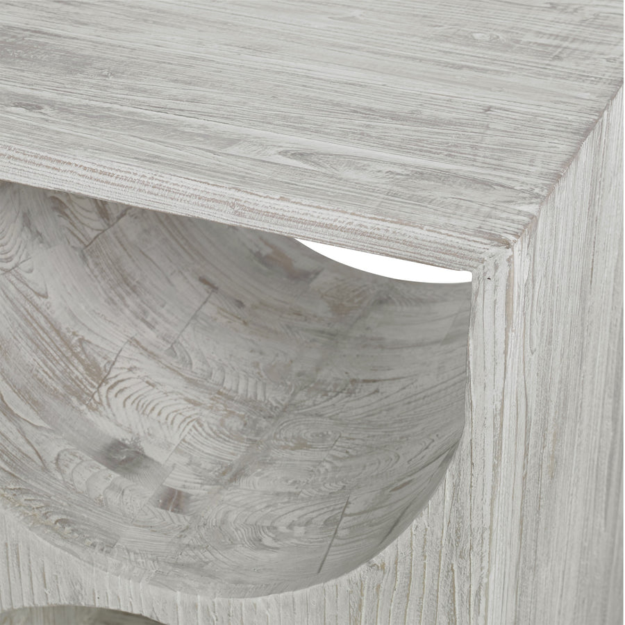 Hans White Side Table