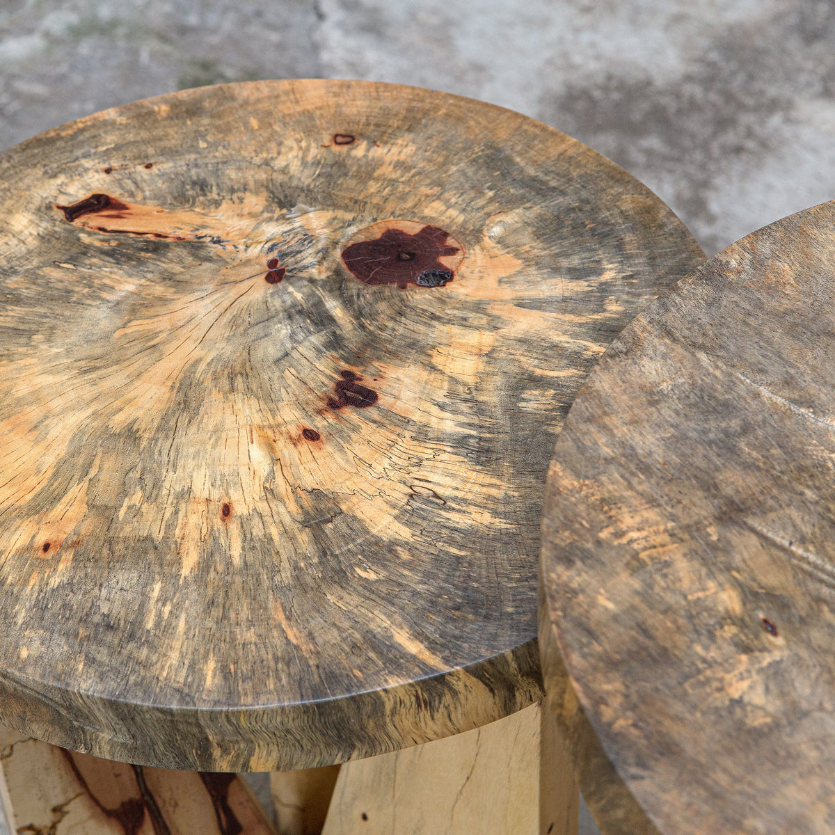 Nadette Natural Nesting Tables – Set of 2