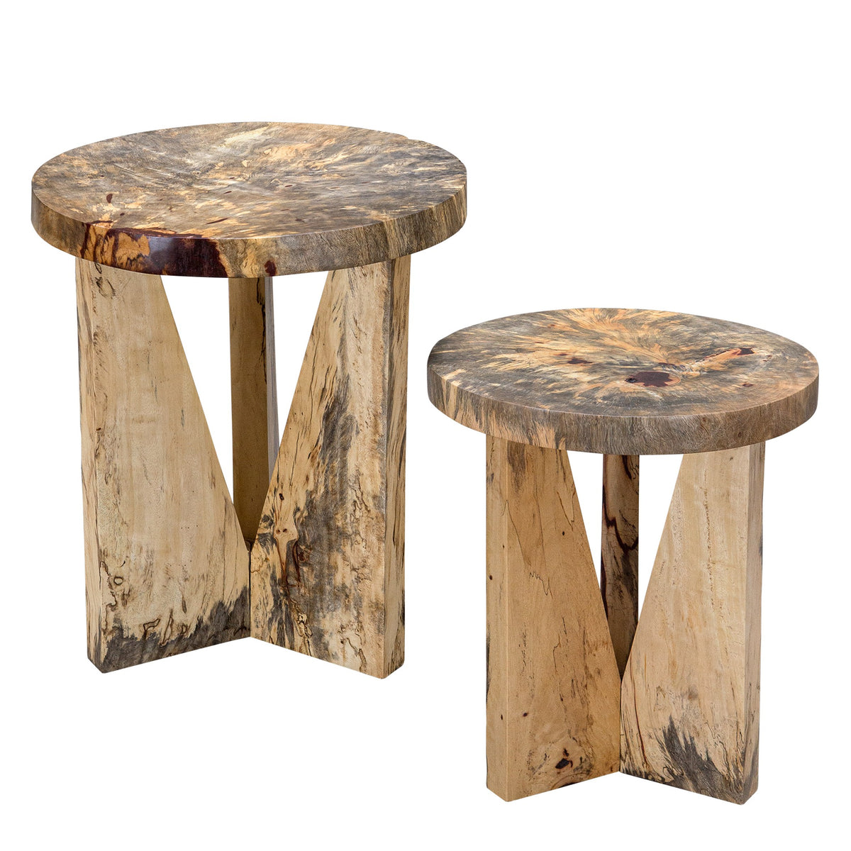 Nadette Natural Nesting Tables – Set of 2