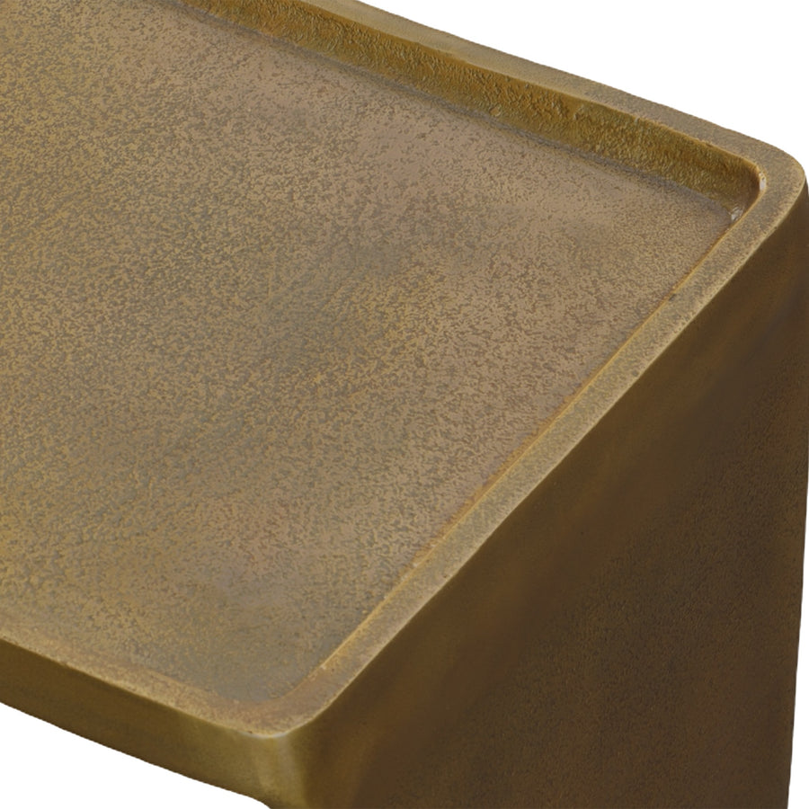Derwent Side Table – Antique Brass