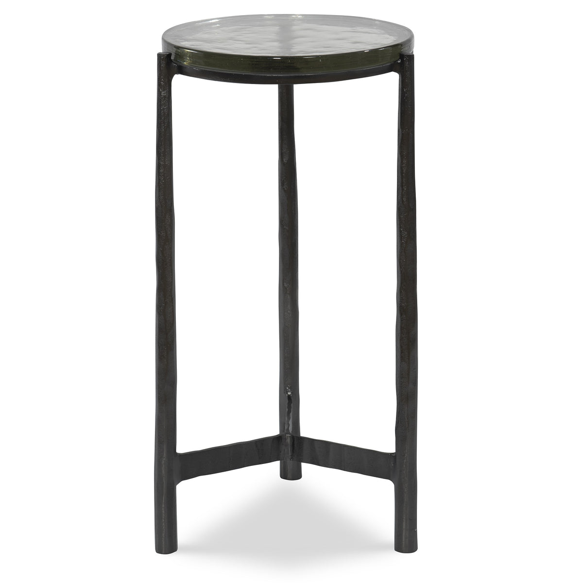 Eternity Iron and Glass Accent Table