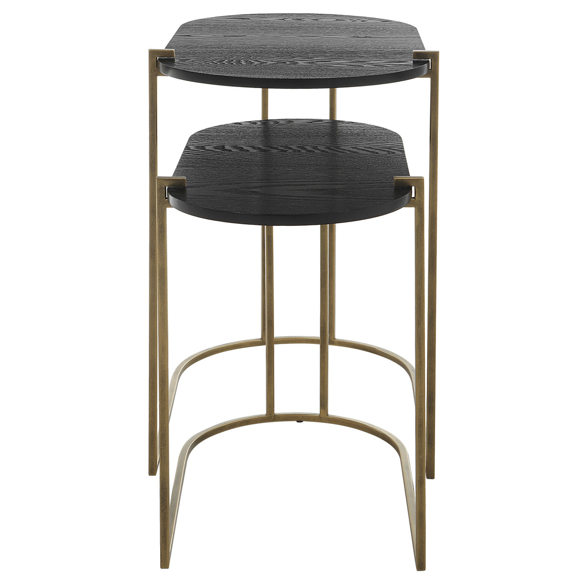 Aztec Wood Nesting Tables – Set of 2