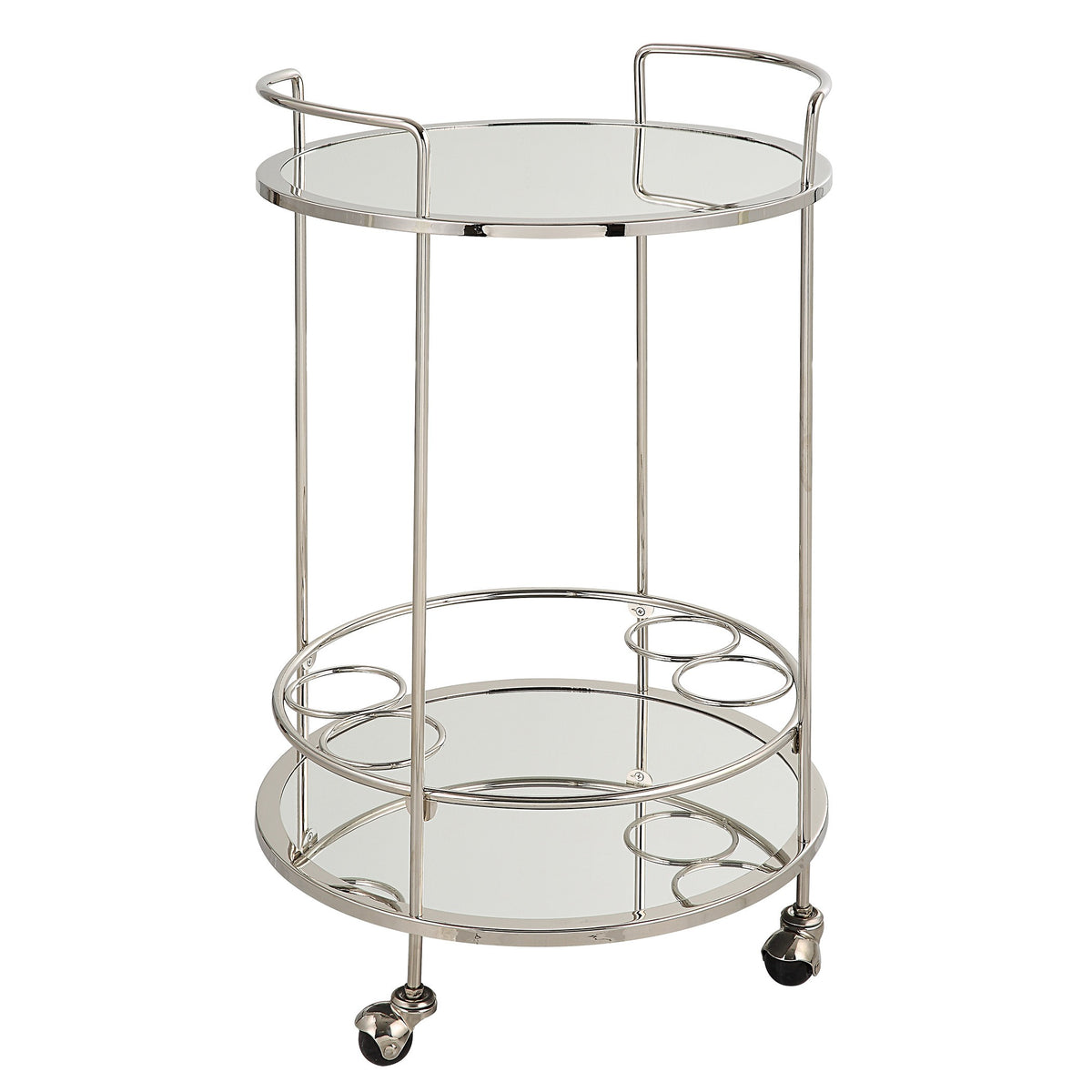 Spritz Chrome Bar Cart