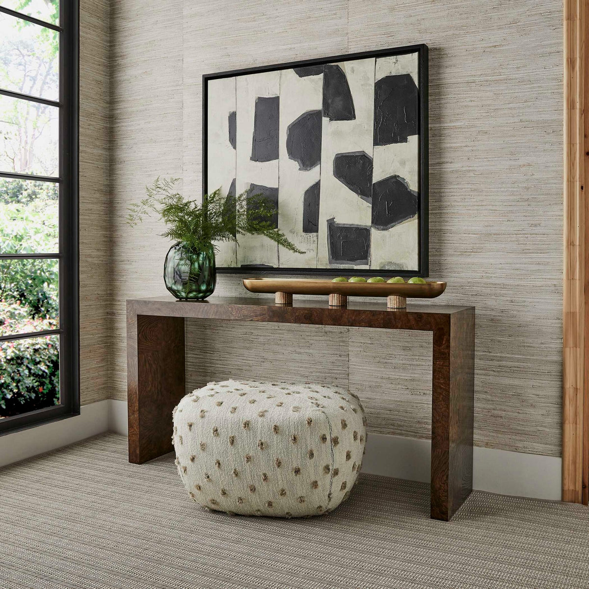 Ingrain Console Table – Cocoa Brown