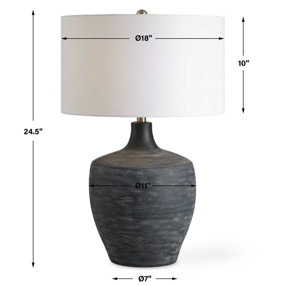 Graphite Table Lamp