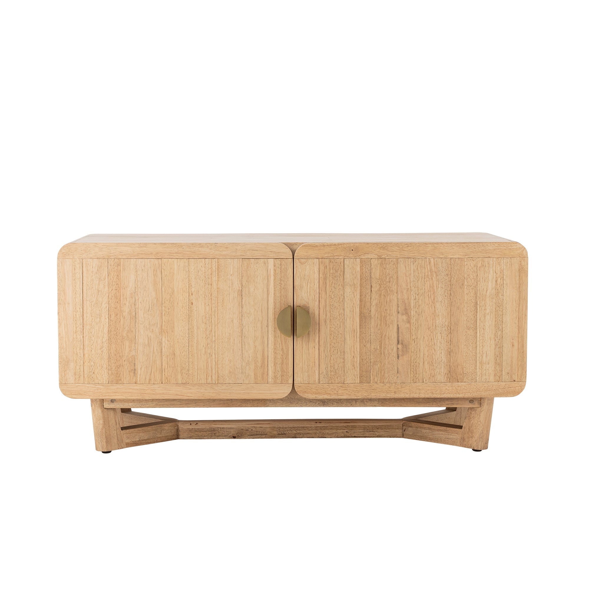 Serrone Cabinet - Natural Rubberwood