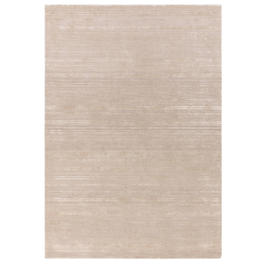 Henley Putty rug shown in full on a white background