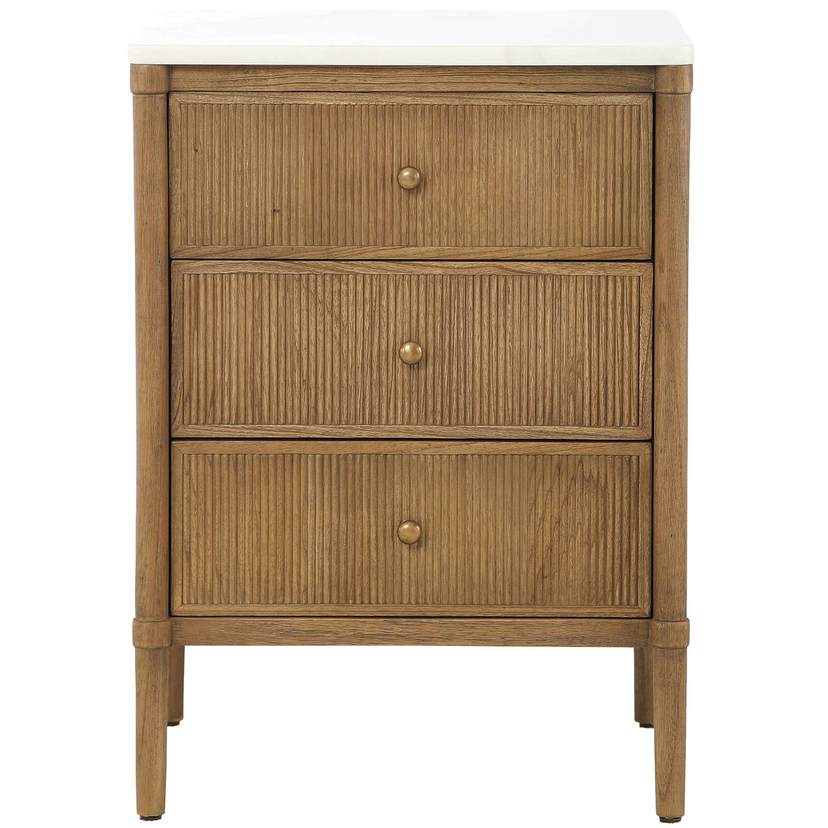 Highgrove Bedside Table with Marble Top