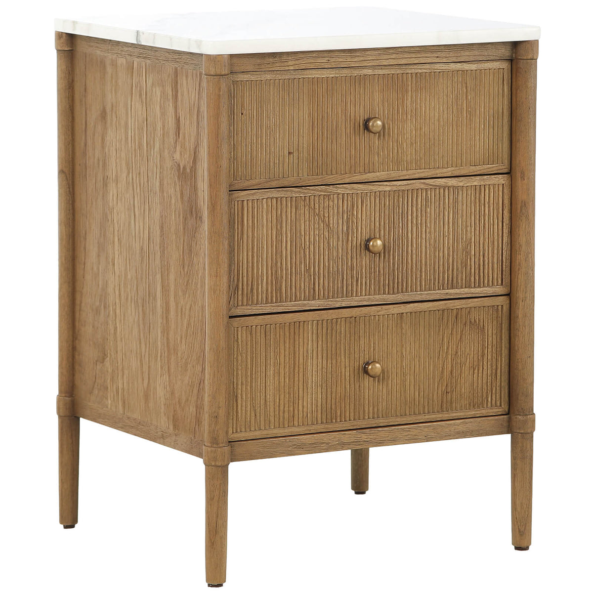 Highgrove Bedside Table with Marble Top