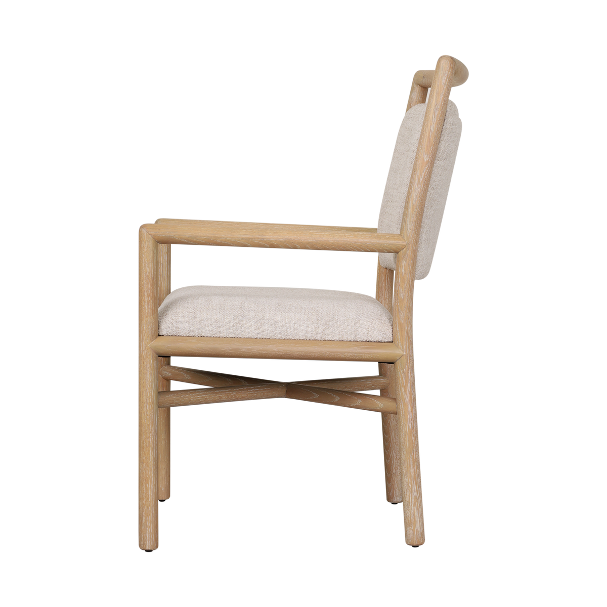 Montauk Upholstered Dining Armchair – Light