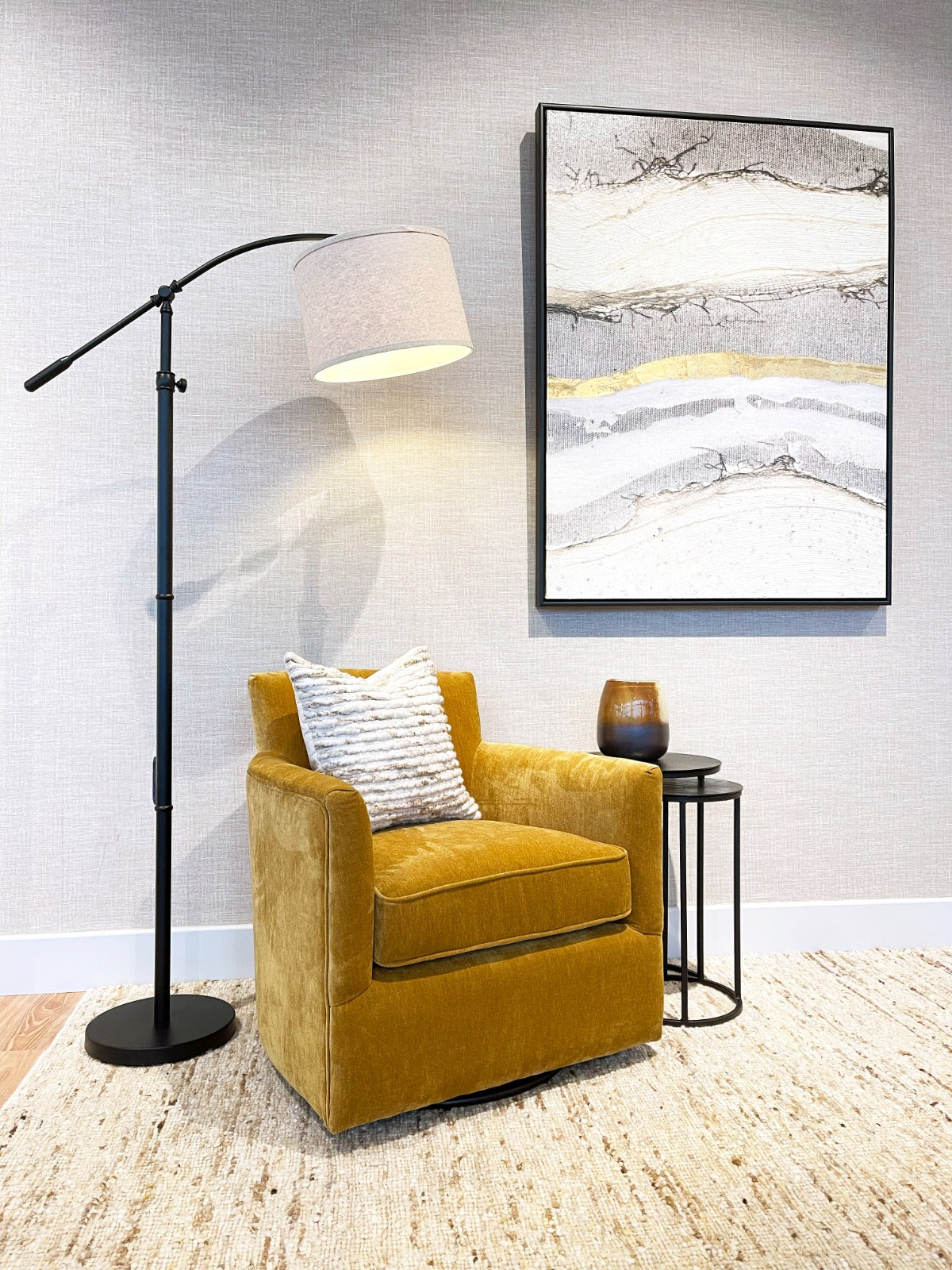Paxford Swivel Chair – Sienna