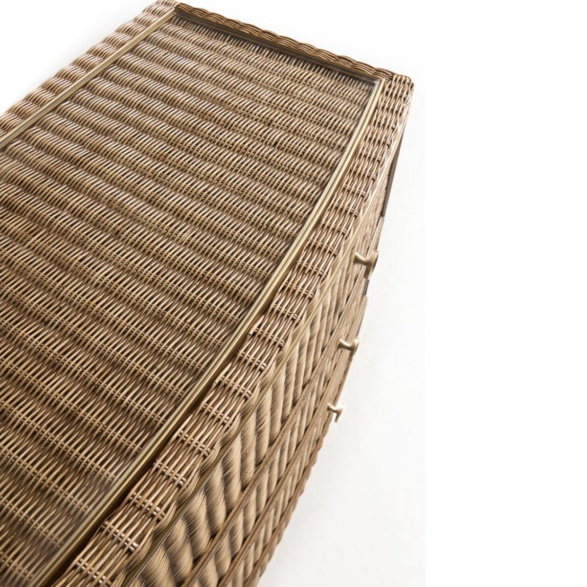 Palm Court Rattan Bow Front Chest