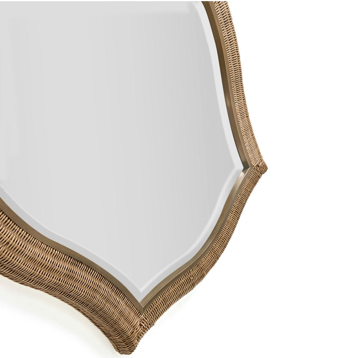 Palm Court Haven Rattan Wall Mirror