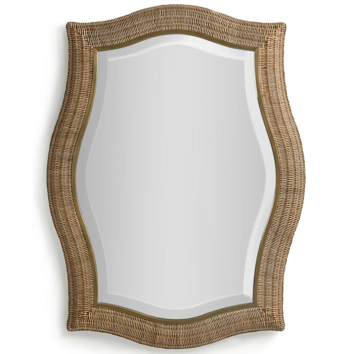 Palm Court Haven Rattan Wall Mirror