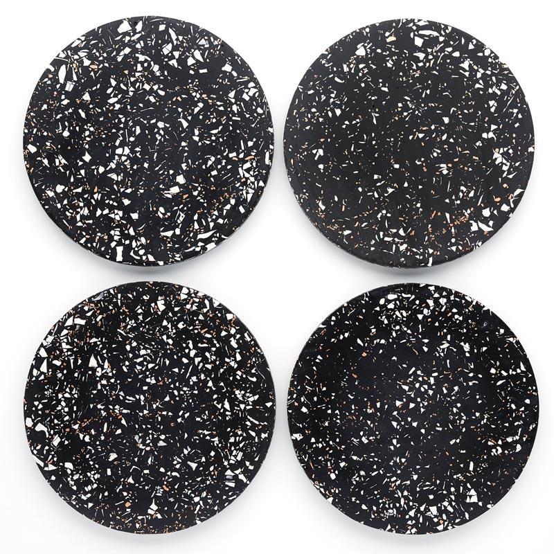 Jesmonite Terrazzo Trivet / Placemat - Darkside
