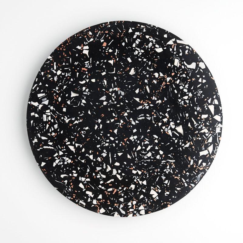 Jesmonite Terrazzo Trivet / Placemat - Darkside