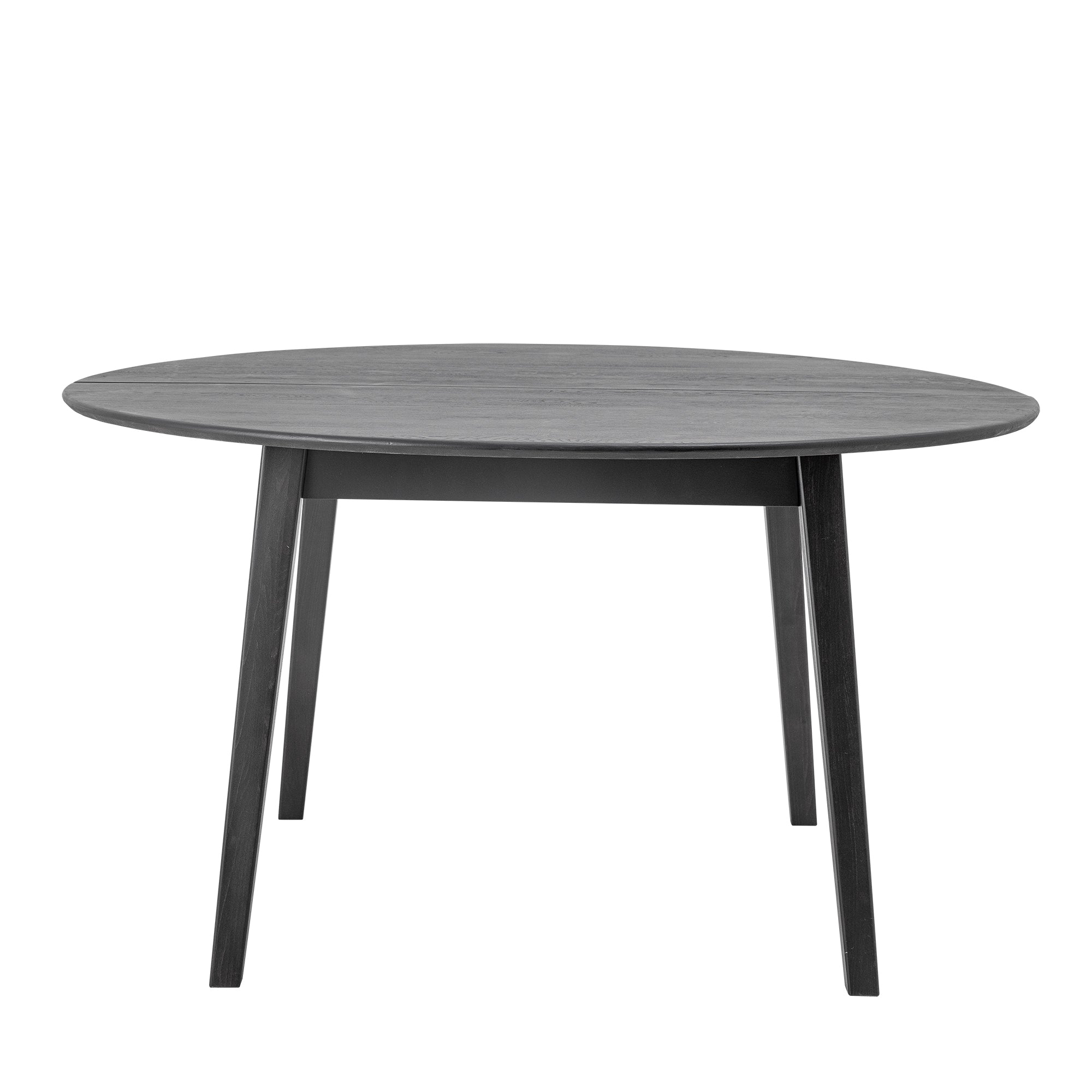 Peron Oak Round Dining Table - Black