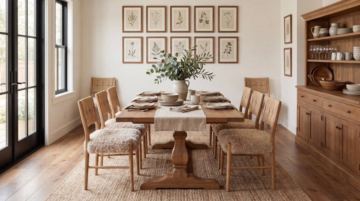 Bourton Dining Chair – Faux Mongolian Fur