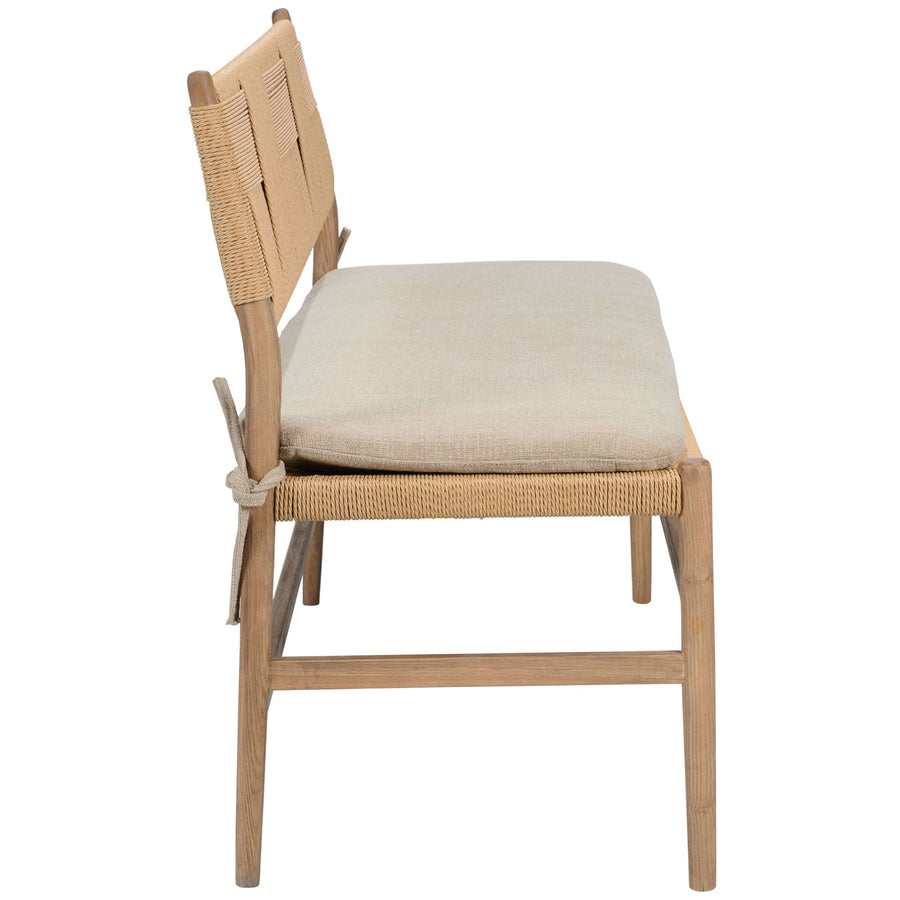 Radford Dining Bench with Fabric Seat Cushion