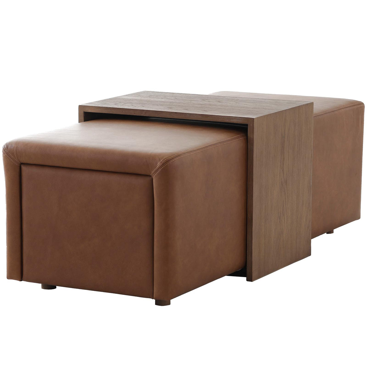 Campden Ottoman – Leather