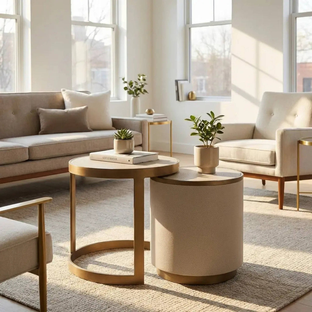 Hazlemere Shagreen Nest of Tables