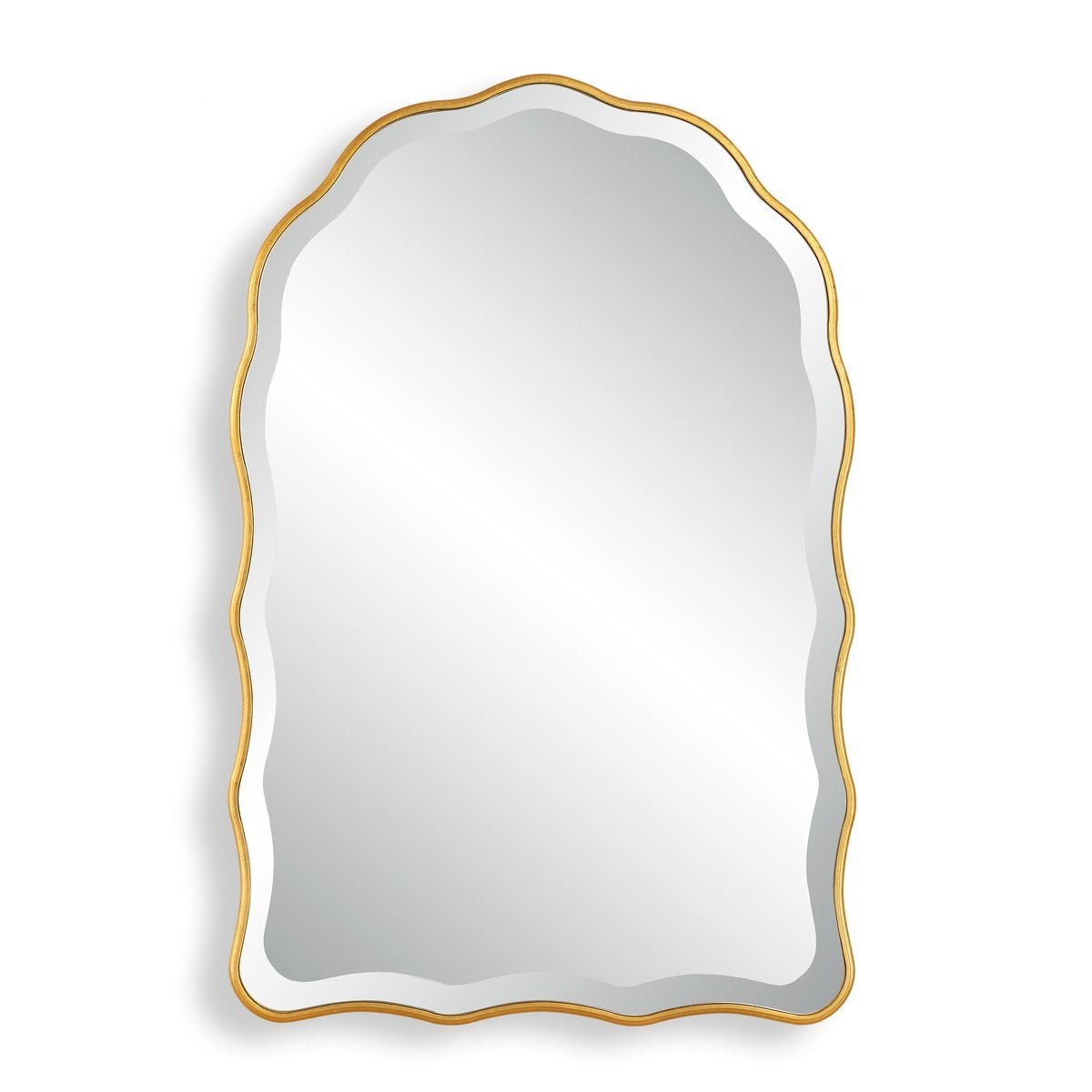Irregular Arched Mirror – Gold Leaf