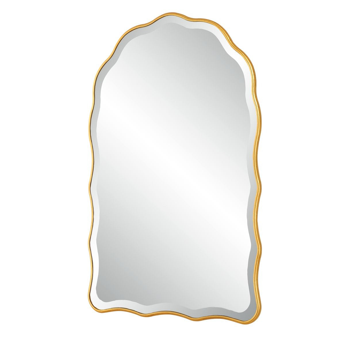 Irregular Arched Mirror – Gold Leaf